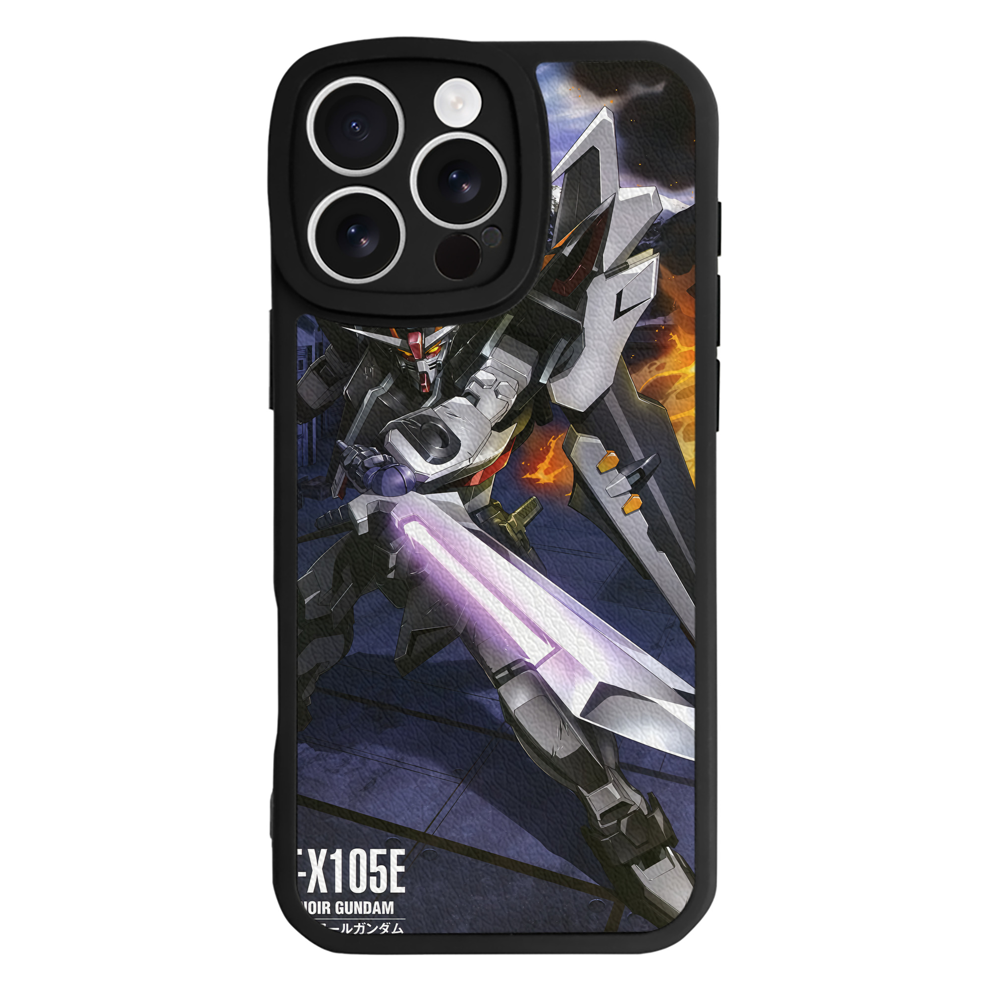 （画像用） 機動戦士ガンダム Mobile Suit Gundam 【iPhone 16シリーズ対応】シリコンスマホケース（レザー調） 材質：シリコン